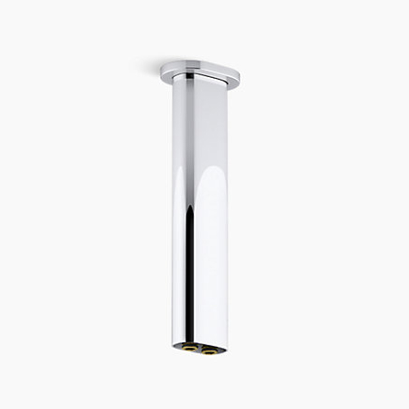 K-26326T-CP Statement™ 254 mm ceiling-mount two-function rainhead arm and flange