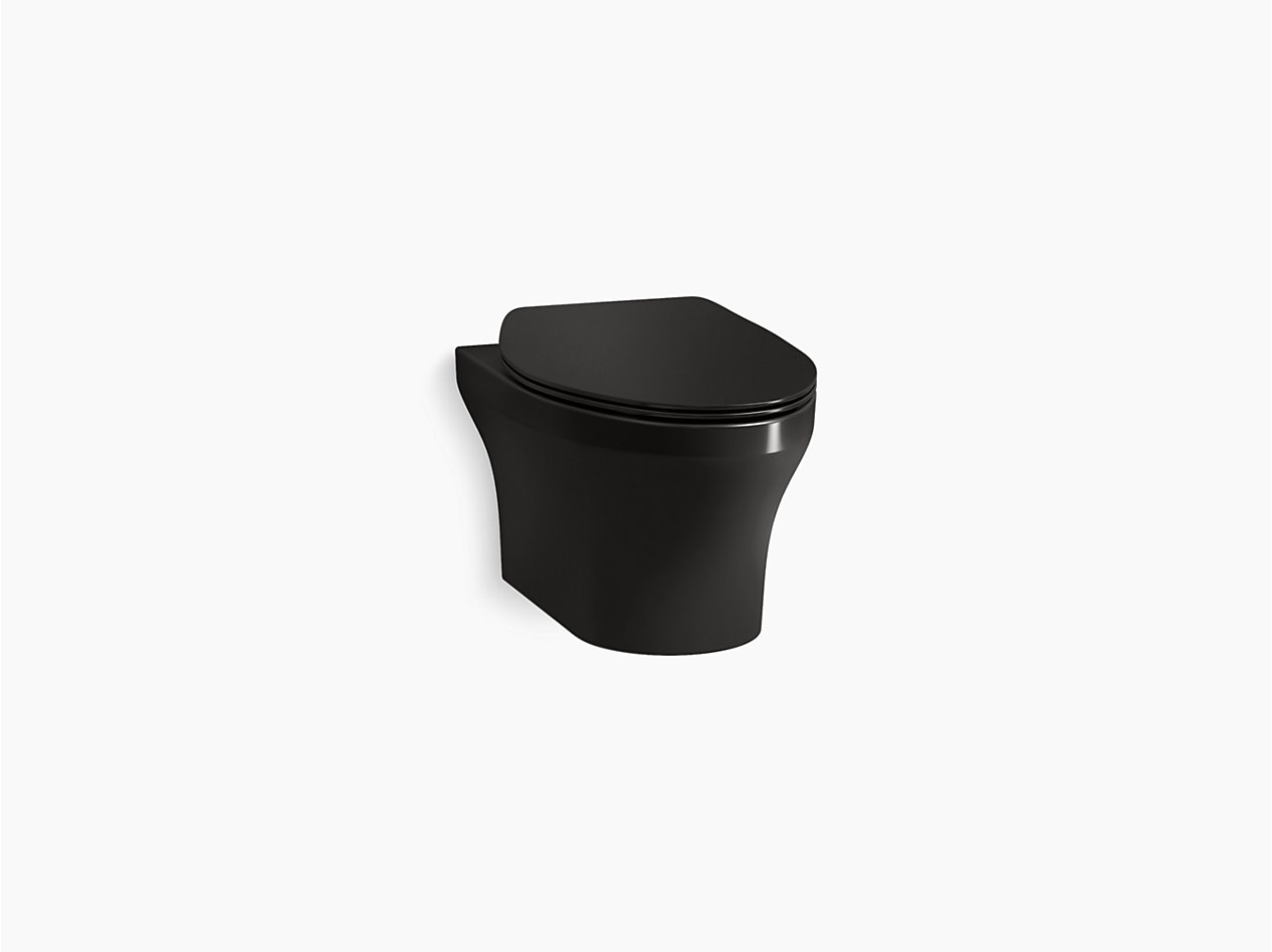 K-28922IN-S-7 Spacity™ Wall-hung round-front toilet bowl with skirted trapway