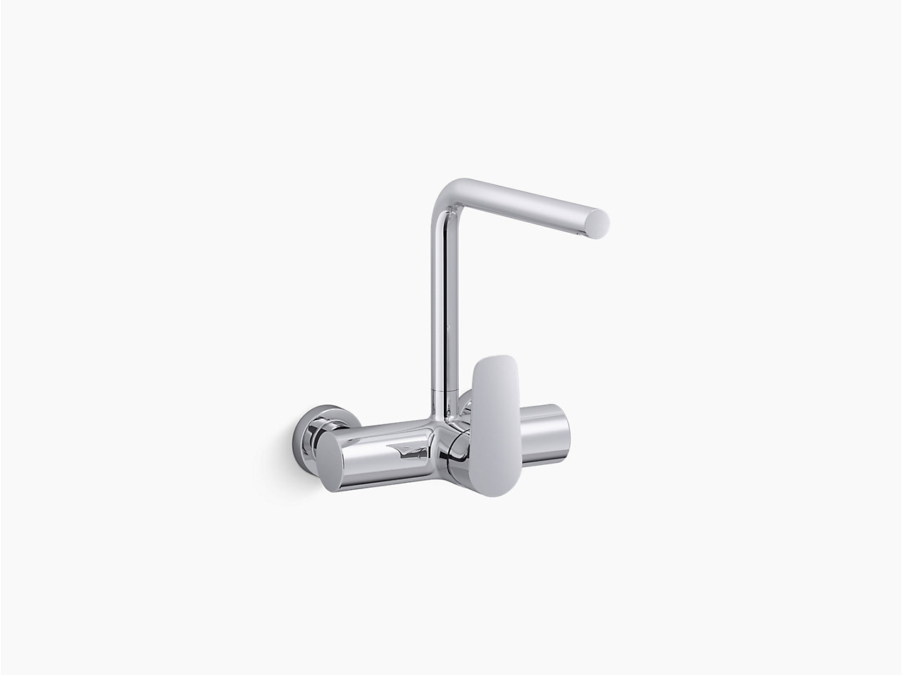 20592IN-4-CP Aleo Wall mount kitchen mixer