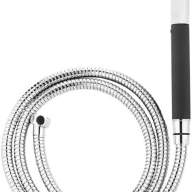 OBLO® STICK HANDSHOWER W/HOSE BLACK HAND