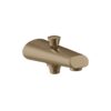 BATH SPOUT, W/ DIVERTER, FLAT FACE,160MM