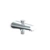 BATH SPOUT, W/DIVERTER, FLAT FACE,160MM