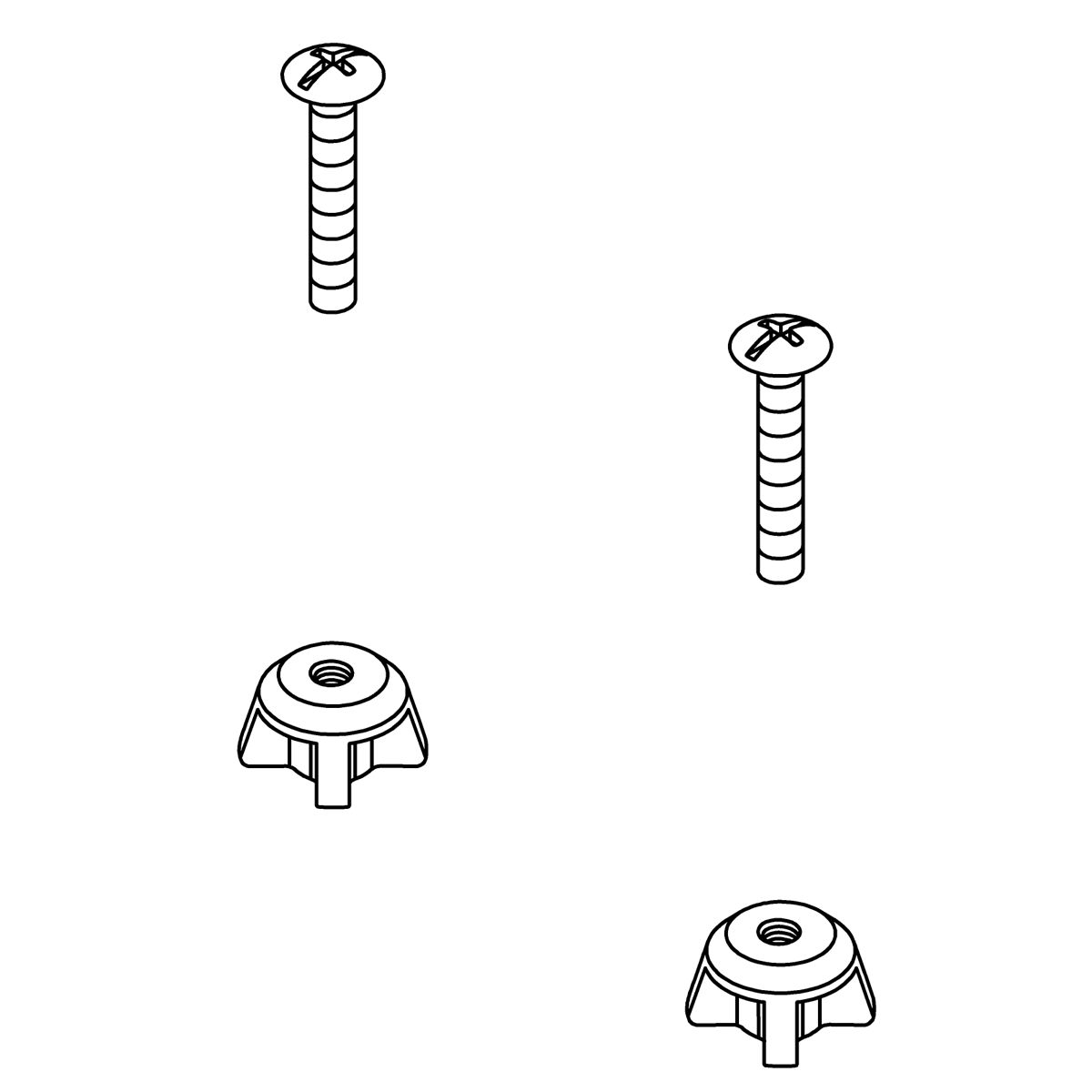 HARDWARE PACK, TOILET SEAT