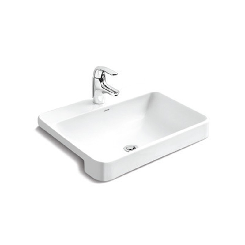 FOREFRONT RECTANGULAR SEMI-RECESSED LAV