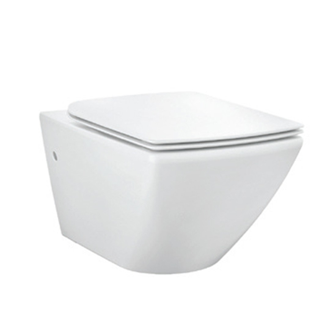 ESCALE WH TOILET W/SC SEAT&COVER