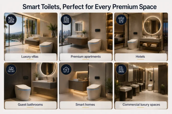 Best Spaces for Smart Toilets