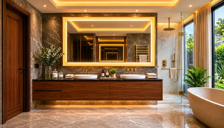 Luxury Bathroom Trends Driving Demand for LED Mirrors