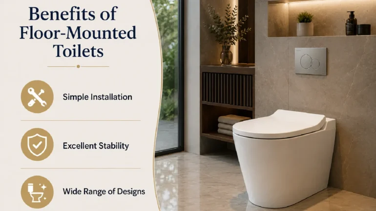 Benefits of Floor-Mounted Toilets